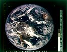 Earth from space, by ATS-3 satellite, 1967.