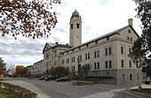 Grant Hall, the symbol of Fort Leavenworth and headquarters of the U.S. Army Combined Arms Center
