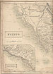 Map showing Alta California in 1838, when it was a sparsely populated Mexican province