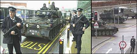 On the streets of the UK, whenever they want to scare you...